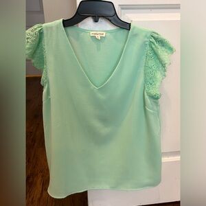 Light green women's top